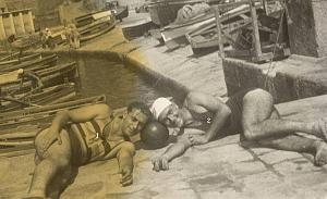ROGER BRAQUESSAC 1936 ET SON AMI MATEO